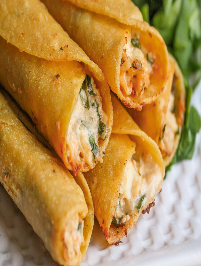 Cream Cheese Chicken Taquitos